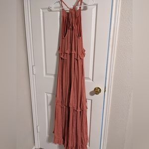 Dusty Pink Gauze Maxi